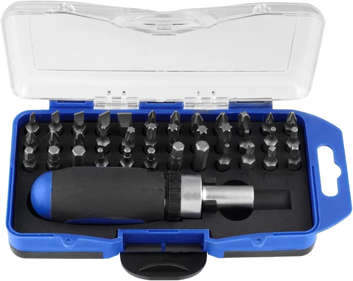 Gamvdout DIY Tool Kit 38/23/22pcs Sleeve Screwdriver Ratchet Wrench Socket Spanner Drill Tool Sets