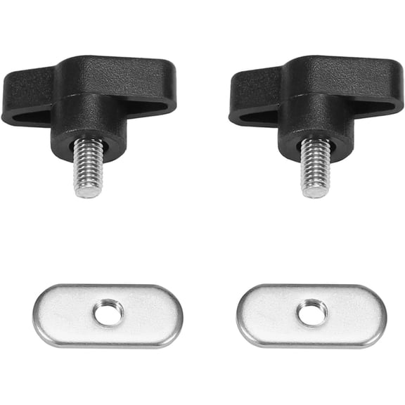 Gamvdout Deck Hardware 2 Sets Kayak Screws Nuts Track Mount Mounting Rail System Hardware For Boat Accessories Marine Hardware