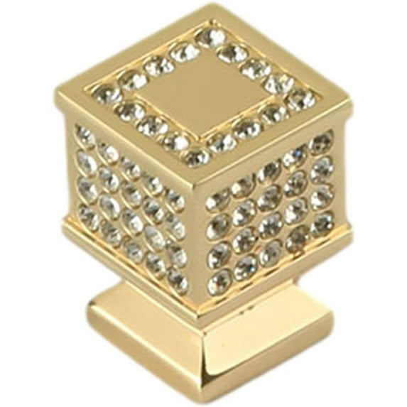 Gamvdout Drawer Knobs Kitchen Cabinet Hardware Handles Furniture Pull Handles Door Knobs for Cupboards Bedside Cabinet Diamond Dresser Handles and Knobs