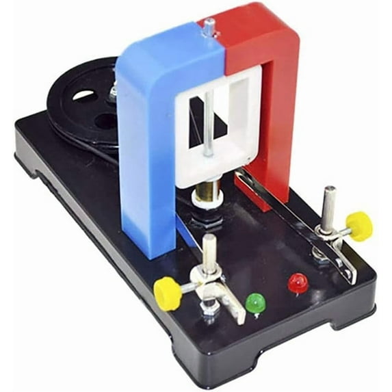 Gamvdout Educational Science Model Scientific Hand Crank Generator Junior High School Physics Electromagnetic Experiment Equipment Teaching Instrument Model Teaching Aid