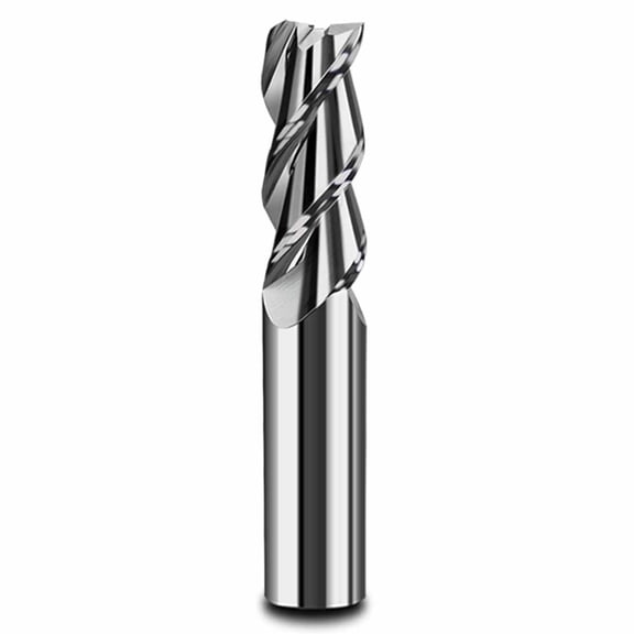 Gamvdout End Mill Bits, Large Size Cutting 3 Flute End Mills Drill Bit Tool, Metric HSS CNC Lathe Straight Shank Cutter Tool Various Sizes for Milling of Kinds of Metal