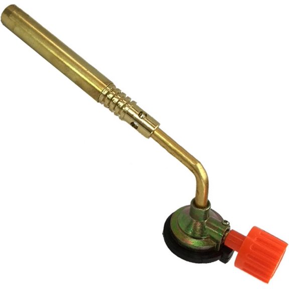 Gamvdout Flame Gun Camping Welding BBQ Tool Portable Hand Ignition Welding Torch Butane Gas Blow Torch Adjustable Flamethrower Burner tig welding accessories
