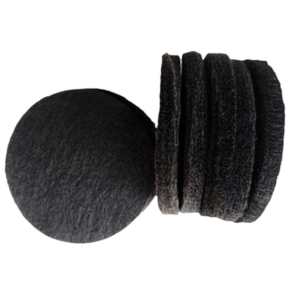 Gamvdout Generic 6pcs Round Graphite Felt  High Purity Graphite Sheet Thick 2mm  Graphite Eletrode Felt for School Experiment Corrosion Resistant  GAJJBABBJ-50*2MM