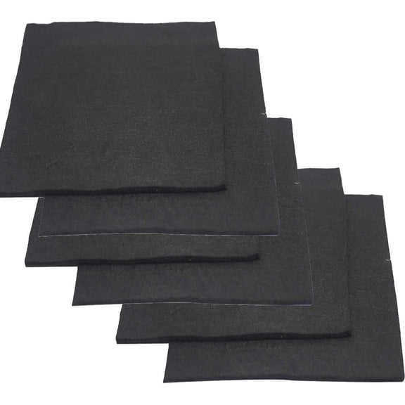 Gamvdout Generic Graphite Carbon Felt High Pure Graphite Used for Welding Fireproof DIY Industry 6Pcs GAJJBAJDA-5*100*100MM