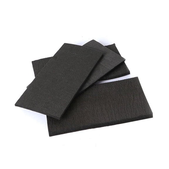 Gamvdout Graphite Carbon Felt High Pure Graphite Used for Welding Fireproof DIY Industry 4Pcs