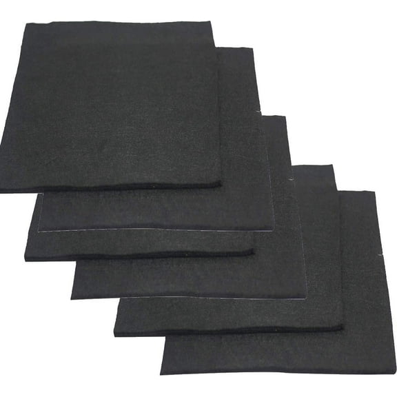 Gamvdout Graphite Carbon Felt High Pure Graphite,Used for Welding Fireproof DIY Industry 6Pcs
