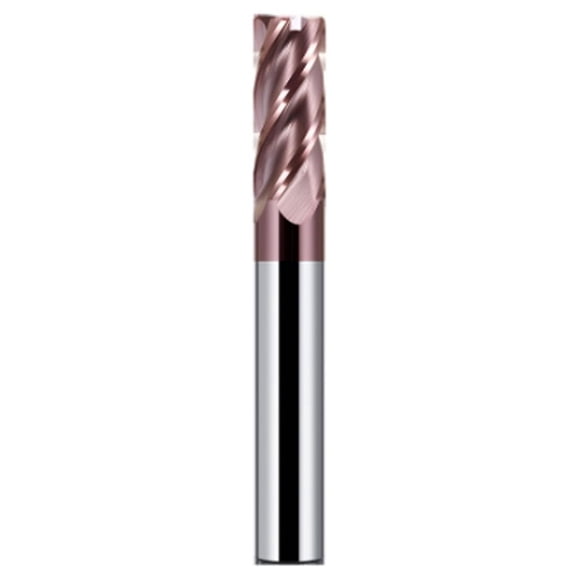 Gamvdout HRC62 Corner Radius End Mill CNC R Bull Nose Milling Cutter Metal Router Tungsten Carbide Steel Tool R1-12mm D4-12mm 4Flutes