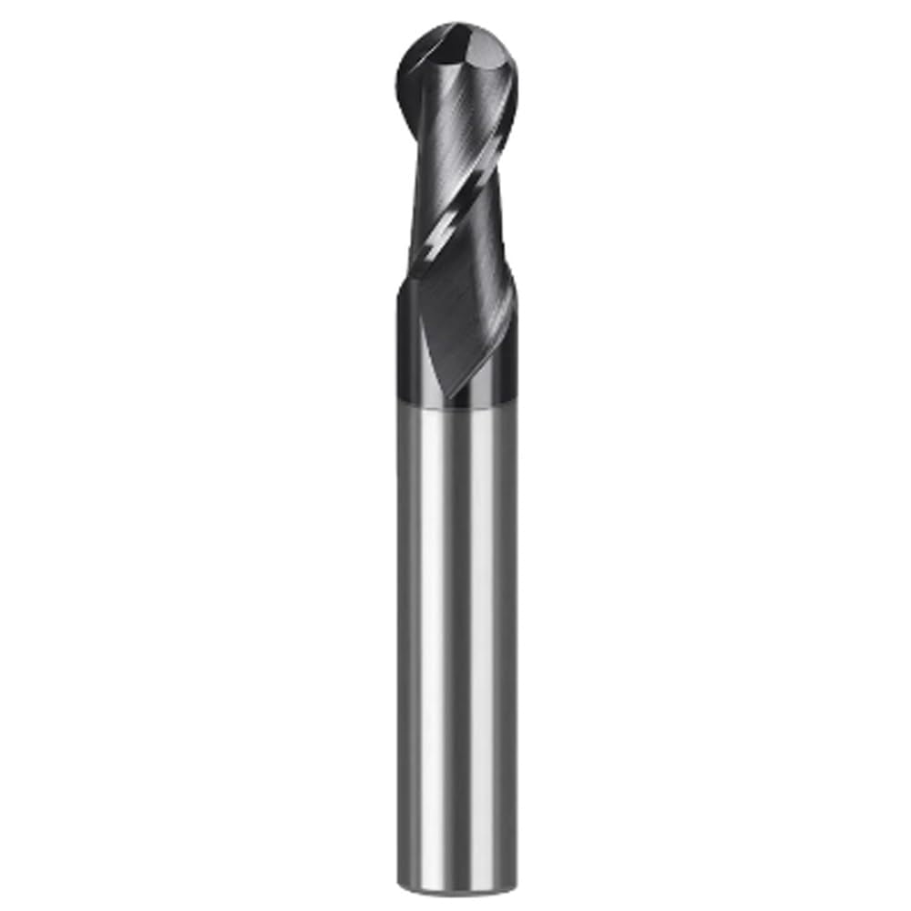 Gamvdout HRC70 Ball End Mill Tungsten Carbide Cutter CNC Router Bit Machine Milling Tool R0.5mm-10mm 2 Flute Router Bit Metal Tools