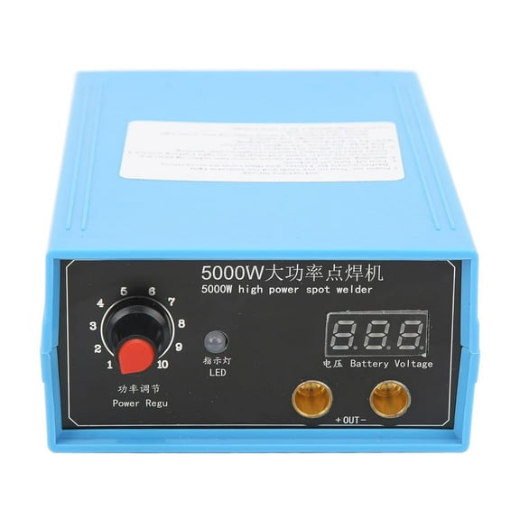 Gamvdout Handheld Spot Welder 5000W Spot Welder Portable Spot Welder with LCD Screen Adjustable Mini DIYBattery Spot Welding Kit Spot Welding Equipment