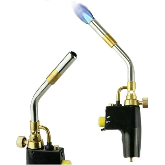 Gamvdout High Heat Welding Plumbing Tools Gas Soldering Plumbing Blow Torch Soldering Propane Instant Professional Brazing Map Burner tig welding accessories