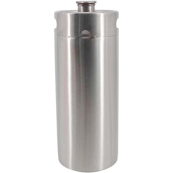 Gamvdout Kegging Tools 2/3.6/4/5L Mini Keg Stainless Screw Cap Single Wall Refillable Portable Craft Beer Production Accessory
