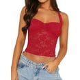 thumbnail image 1 of Gamvdout Lace Tops for Women Halter Sexy Going Out Tank Crop Fashion Top, 1 of 5