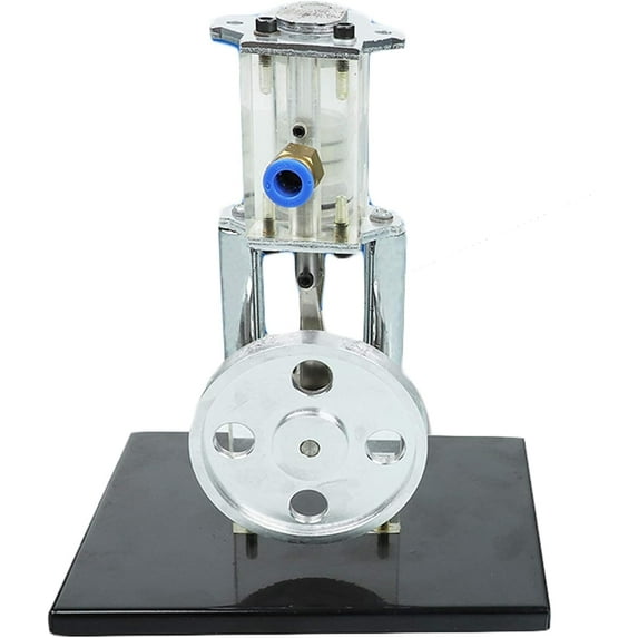 Gamvdout Physical Steam Pressure Piston Motion Model -Steam Engine Model - Physics Science Experiment Engine Model Educational Physics Experiment Kit,