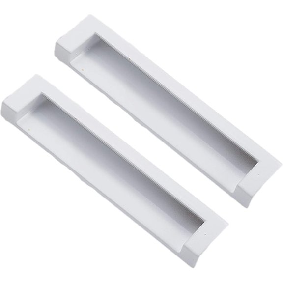 Gamvdout Recessed Handle Zinc Alloy Mobile Door Cabinet Pulls Concealed Sliding Door Handle Fashionably for Drawers Cupboards Wardrobes Dressing Tables Etc with Screw