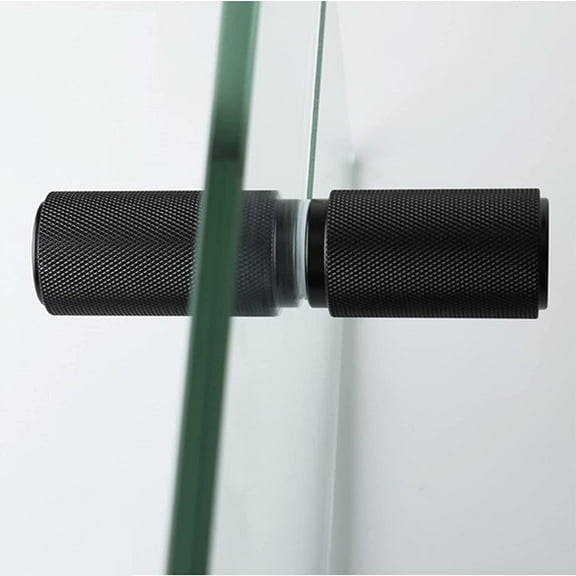 Gamvdout Shower Door Handle 2 Pack Pull Push Barn Door Knob Replacement | Modern Shower Glass Sliding Door Button | Kitchen Furniture Cabinet Closet Drawer Pull Handle