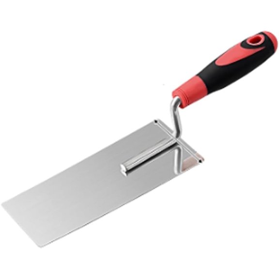 Gamvdout Stainless Steel Bucket Trowel - 300mm - Plastic Handle - For Scooping And Scraping: Mortar, Cement, Plaster - Masonry, Brickwork DIY