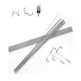 thumbnail image 1 of Gamvdout Stainless Steel Spring Wire Hard Wire Full Hard Wire Straight Wire 0.4 0.6 0.8 1.0 1.2 1.4 1.6 1.8 2.0mm Spring Steel Wire 500mm 20inch, 20pcs, 1 of 7