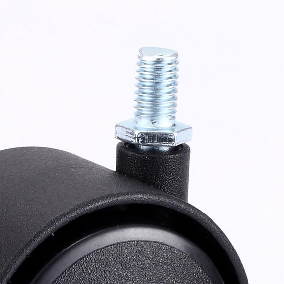 Gamvdout Swivel Stem Castor 4pcs Chair Wheel Furniture Caster 30mm M8 Screw/Plate Swivel Castor Wheels Replace Hardware Trolley Brake Protection Castor Wheels