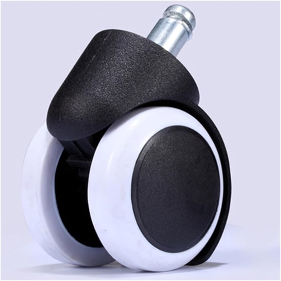Gamvdout Swivel Stem Castor 4pcs Chair Wheel Furniture Caster 49mm Screw/Plate Swivel Castor Wheels Replace Hardware Trolley Brake Protection Castor Wheels