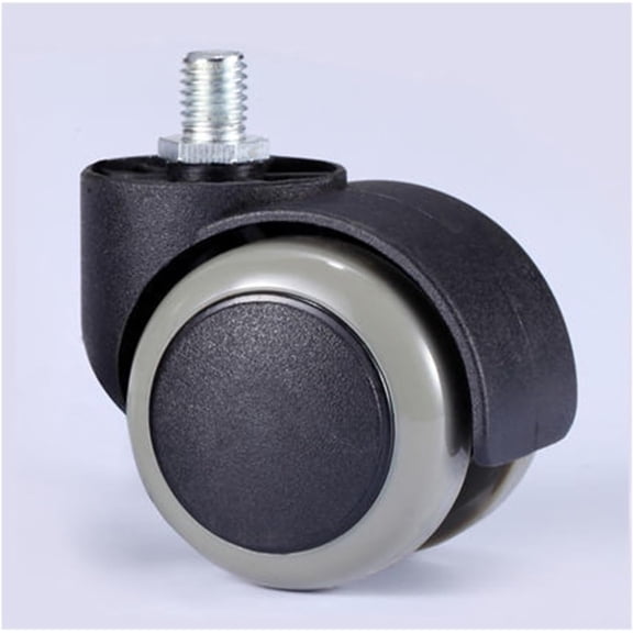 Gamvdout Swivel Stem Castor 4pcs Chair Wheel Furniture Caster 49mm Screw/Plate Swivel Castor Wheels Replace Hardware Trolley Brake Protection Castor Wheels