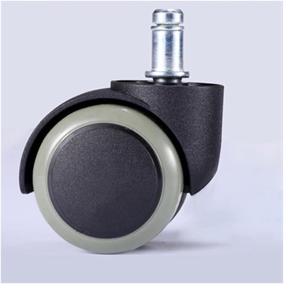 Gamvdout Swivel Stem Castor 4pcs Chair Wheel Furniture Caster 49mm Screw/Plate Swivel Castor Wheels Replace Hardware Trolley Brake Protection Castor Wheels