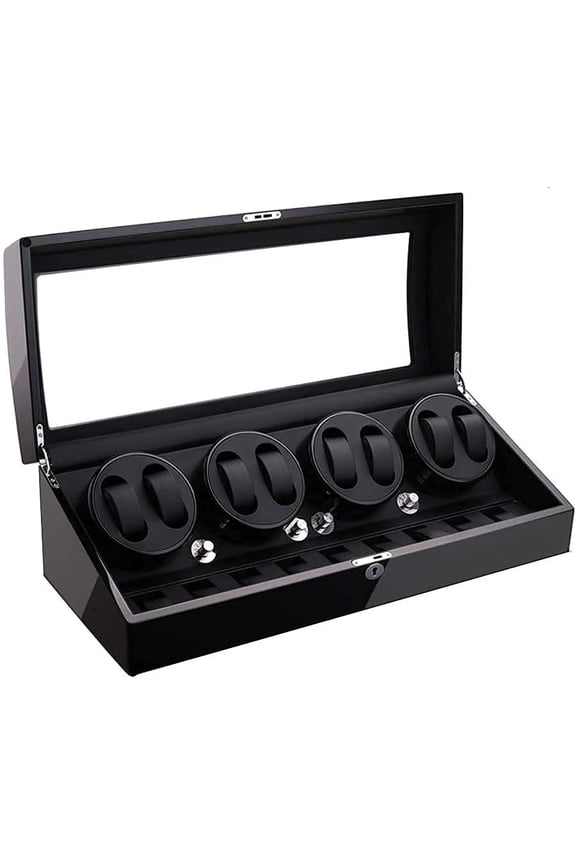 Watch Automatic Watch Winder Case 5 Rotation Models With 8 Watch Winder Positions And 9 Display Storage Spaces For Men And Women Watches