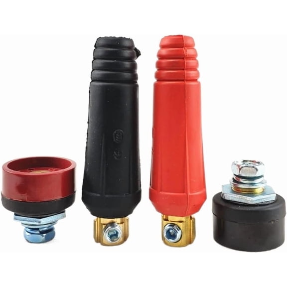 Gamvdout Welding Cable Connector Europe Style Welding Machine Quick Fitting Connector male female Socket Plug dad mom Adaptor DJK 10-25 tig welding accessories