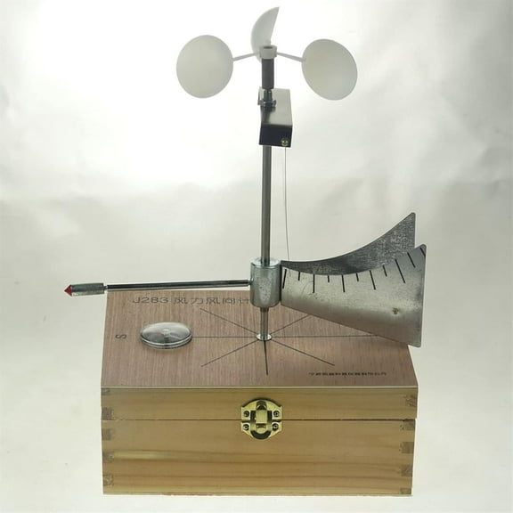 Gamvdout Wind Size And Wind Direction Wind Anemometer Primary School Experimental Equipment Natural Wind Speed Demonstration Physics Teaching Instrument Wind Anemometer