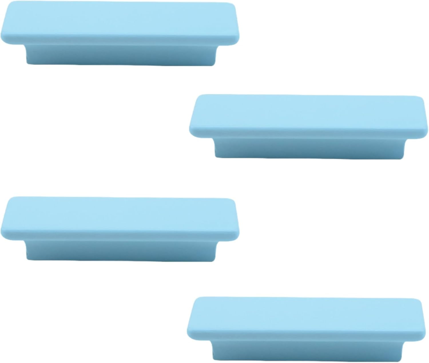 Gamvdout Wood Pull Handles 4Pcs Solid Wood Wardrobe Kitchen Cabinet Door Drawer Wooden Handle Children'S Room Colorful Cartoon Solid Wood Handle Green Single Hole