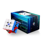 Gan V100 Maglev UV Speed Cube 3x3 Magnetic, Easy Tunning, Omni-Directional Positioning Magic Cube, 64g Lightweight