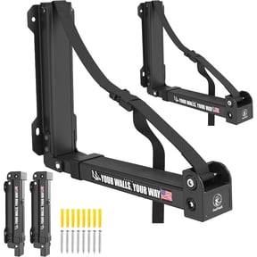 GanFindX Foldable Kayak Wall Rack, Heavy-Duty Adjustable Wall Mount Storage Hanger with Buckle Straps, Indoor Outdoor Storage Cradle for Kayak, Canoe, Paddle Board, Surfboard