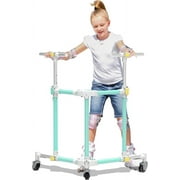 GanFindX Folding Skater Aid - Adjustable Height Aluminum Roller Skate Trainer for Kids and Toddlers, Perfect for Learning and Safety Green