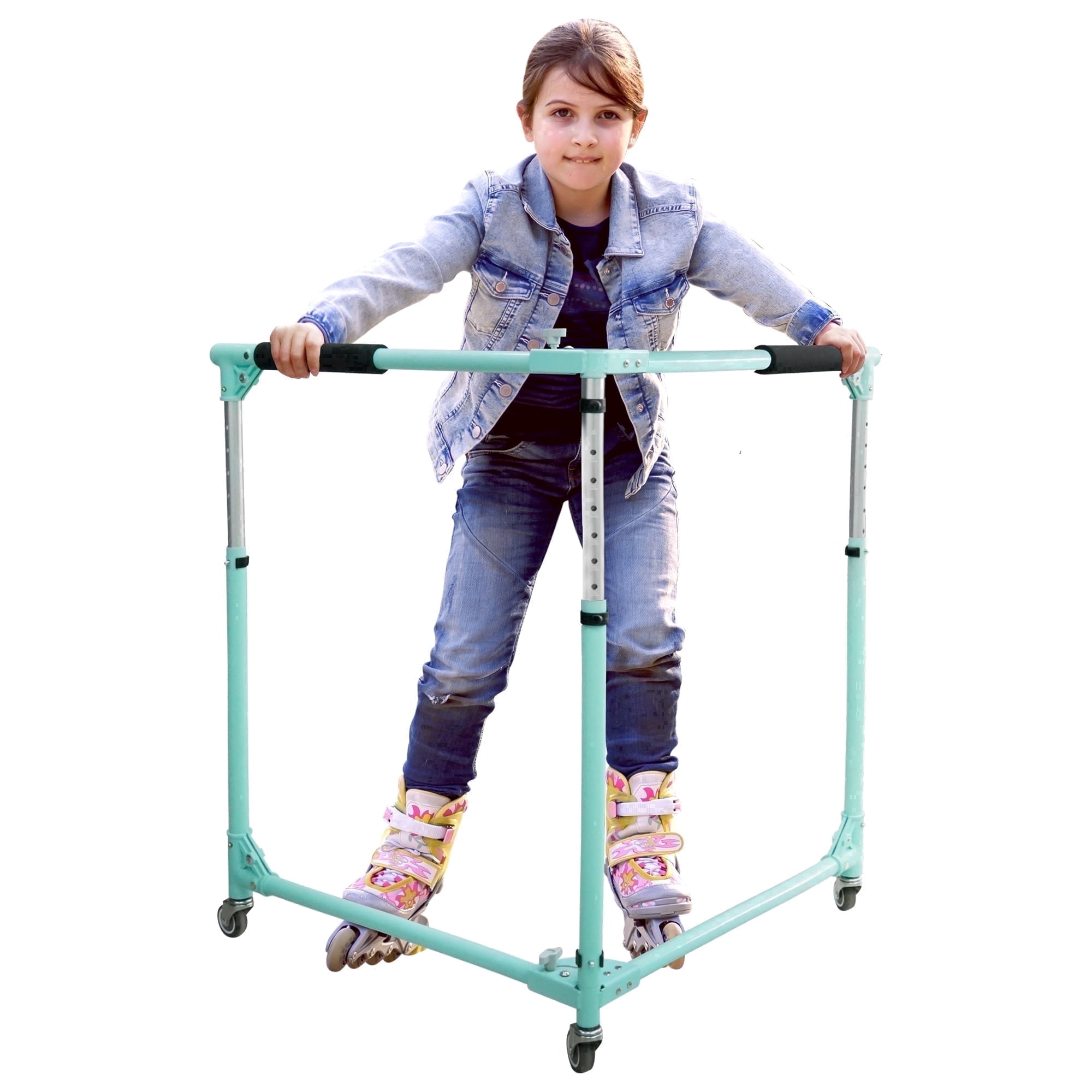 GanFindX Folding Skater Aid Roller Skate Trainer for Kids Toddler Adjustable Height