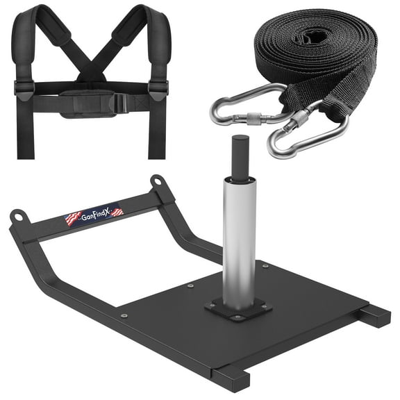 GanFindX Heavy Duty Weight Sled for Strength Training and Speed Enhancement
