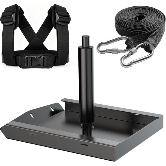GanFindX Weight Sled for Football Training, Speed & Strength, 350 lb, Fits 1" & 2" Plates