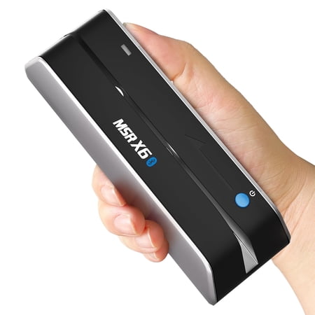 GanYesin X6BT Card Reader Writer with Bluetooth, 3-Track Magnetic Stripe Reader, Portable, New