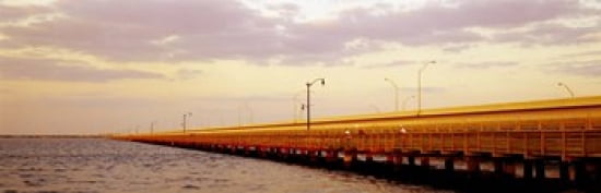 Gandy Bridge Tampa Bay Tampa FL Canvas Art - Panoramic Images (36 x 12)