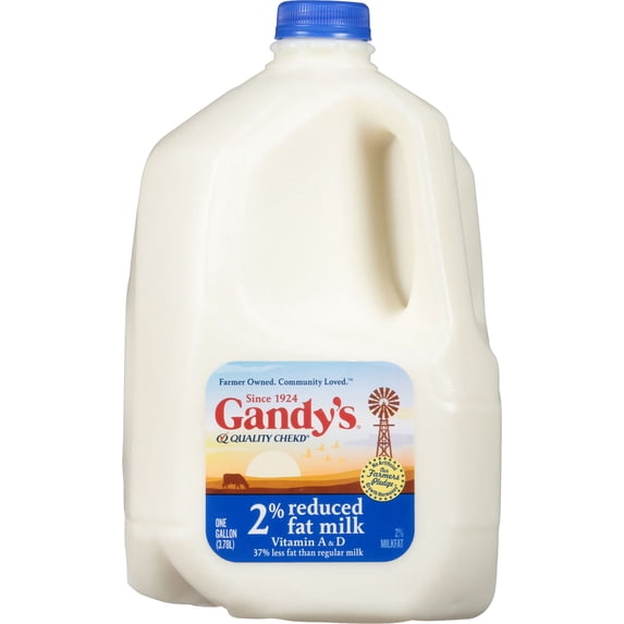 Gandy's 2% Reduced Fat Milk, Gallon