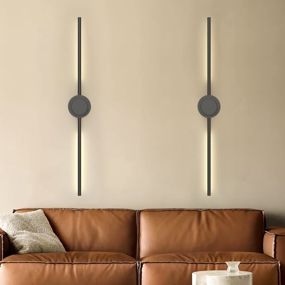 Ganeed Battery Operated Wall Sconces Set of 2, 360°Rotation Wireless Rechargeable Wall Lights Dimmable Touchable Detachable Wall Lamp with Remote Control, 3000K-6000K Infinite Dimming Wall Sconce