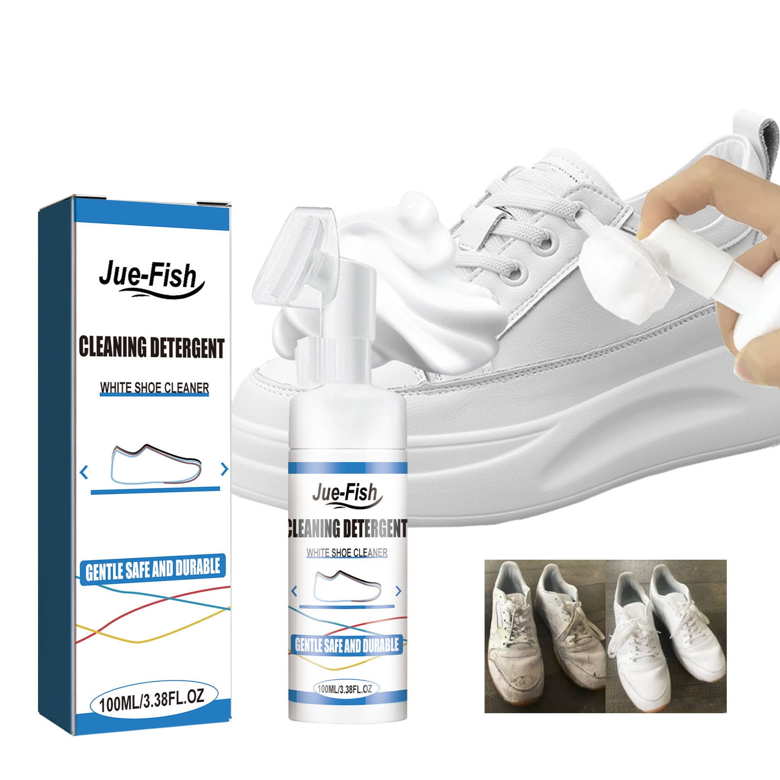 Ganenn Small White Shoe Cleaner Sports Shoes Small White Shoes Cleaning Decontamination And