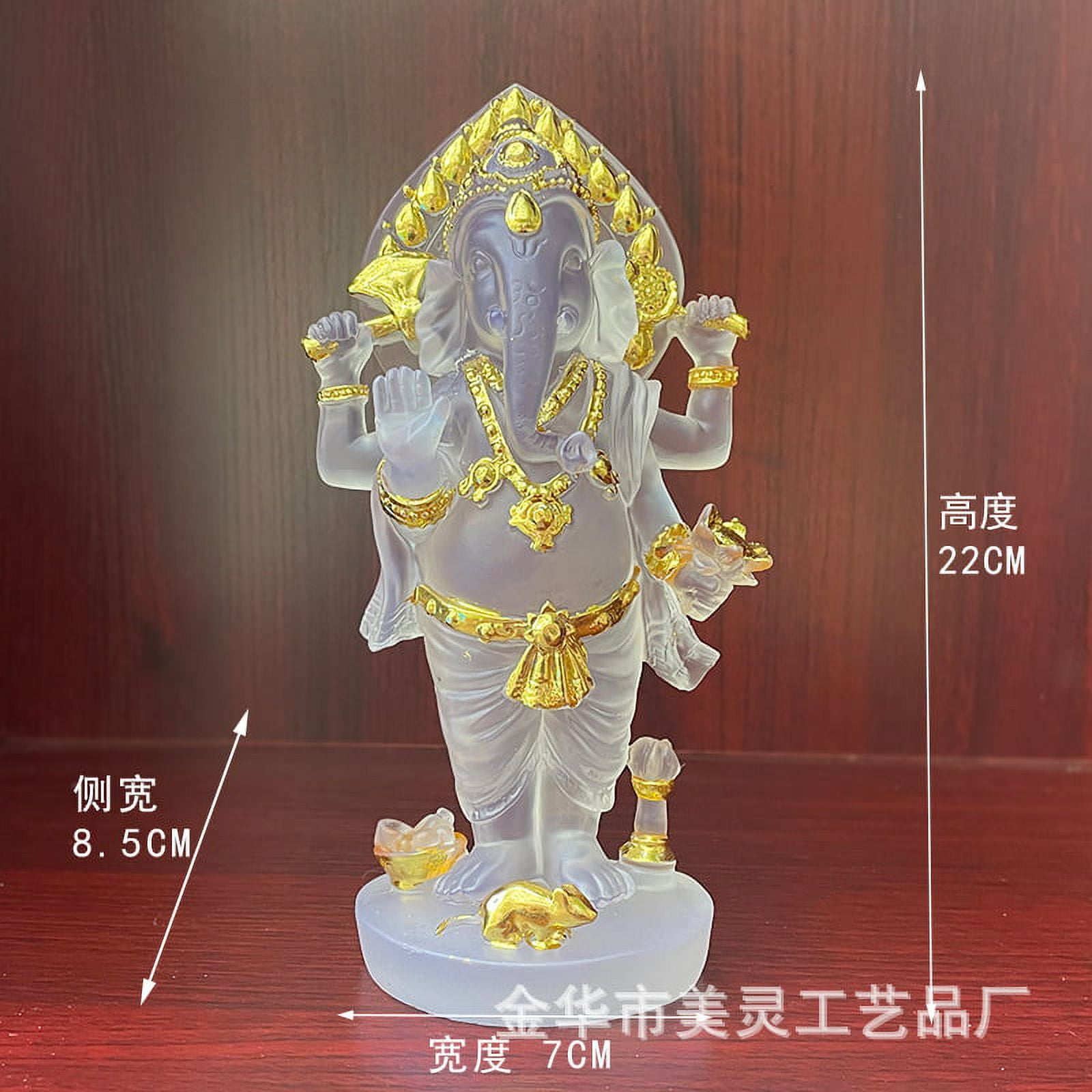 Ganesha Statue Luck God Sculpture Ganesha Resin Statue Thailand Craft