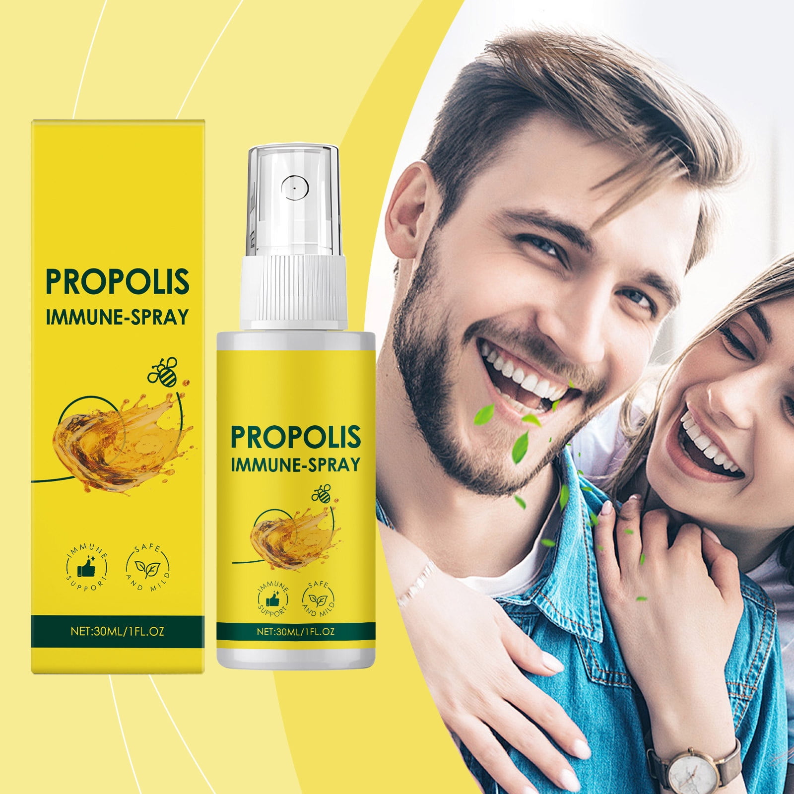 Ganfancp Breath Spray, Refreshing Oral Mist, Natural Ingredients Recipe, Convenient Pocket Size, Instant Freshness Boost, Daily Use or Upon-The-Go, 30Ml Travel-Friendly Size