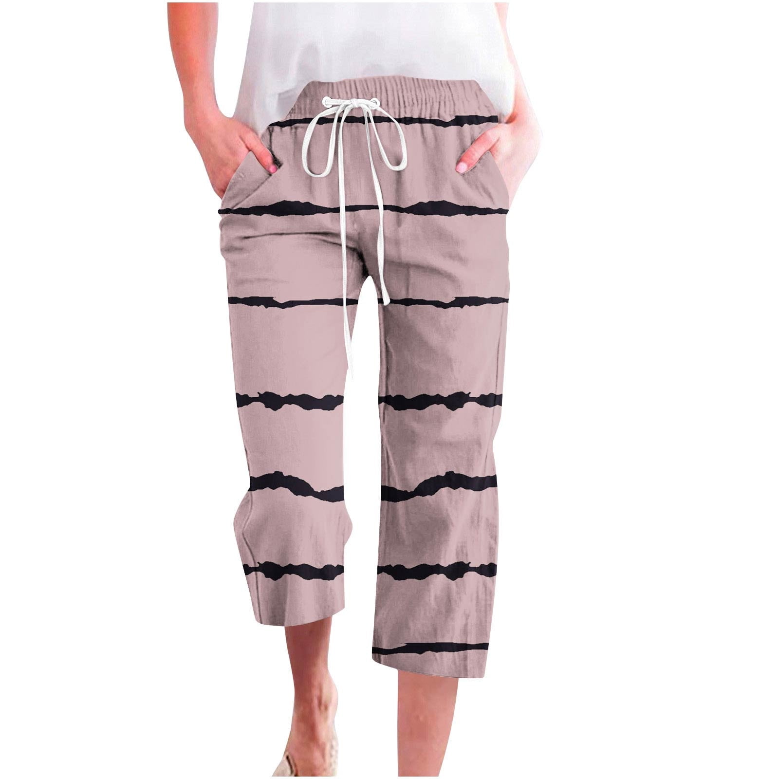 Light Pink Drop Shoulder Crop Pullover Drawstring Wide Leg Pants Set