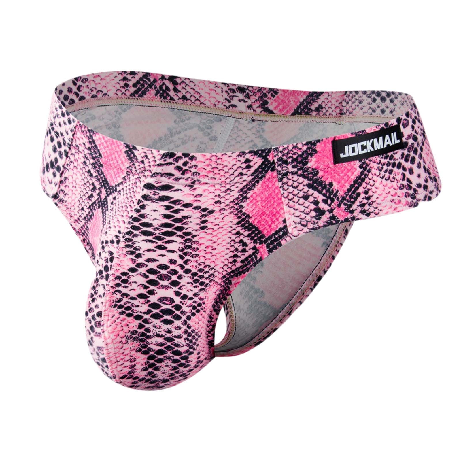 Ganfancp Man Thong Underwear ,Men Casual Fashion Leopard Prints Silky