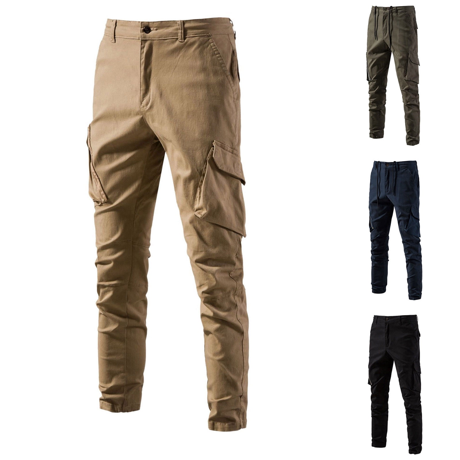 YLSDY Men's Wool Blend Vintage Style High Waist Pleated