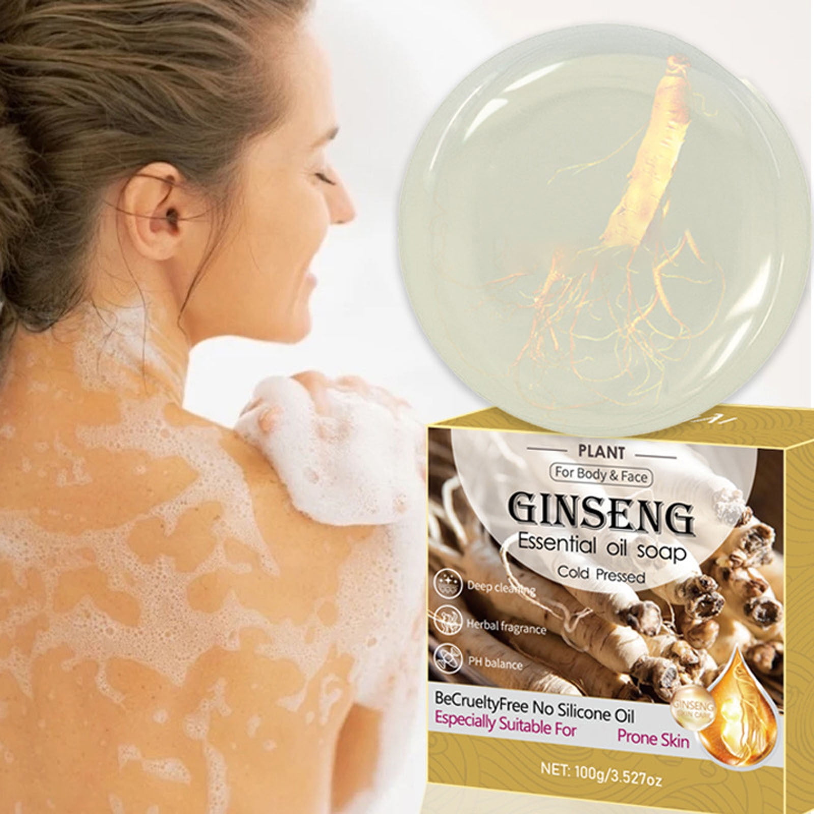 Ganfancp Moisturizing Soap, Handcrafted Natural Cleansing Bar ...