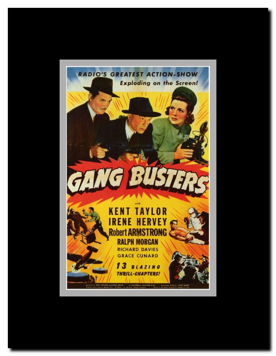 Gang Busters Framed Movie Poster