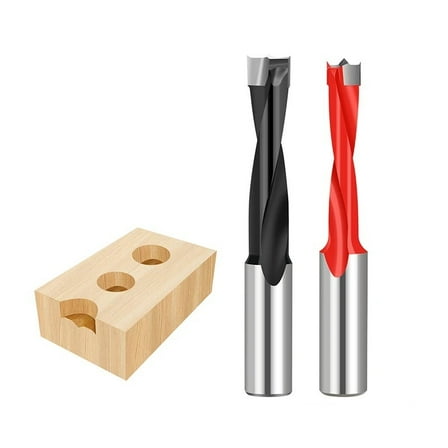 Gang Drill Bits 2 Flute Left/Right Rotation Carbide Hole Saw Cutter Fit For Woodworking Row Drilling Tools
