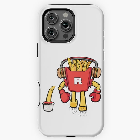 Gang O' Fries Cartoon Funny Food Art Phone Case for iPhone 16 15 14 13 12 11 Pro Max