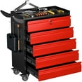 thumbnail image 1 of GangMei 5-Drawer Metal Rolling Tool Chest with Wheels,Tool Storage Cabinet With Locking System，Toolbox with Wheels for Garage, Warehouse, Workshop, Assembly Required, 1 of 9